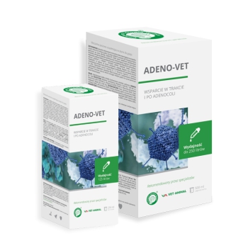Vet Animal - Adeno-Vet - 250ml (wspracie w trakcie i po Adenocoli)