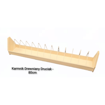 Karmnik drewniany druciak - 80 cm