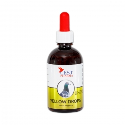 Cest Pharma - Yellow Drops - 100ml (profilaktyka rzęsistkowicy i zespołu ornitozy)