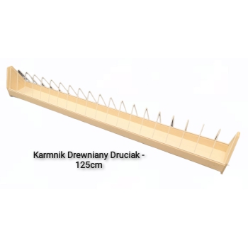 Karmnik drewniany druciak - 125 cm