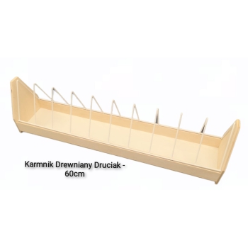 Karmnik drewniany druciak - 60 cm