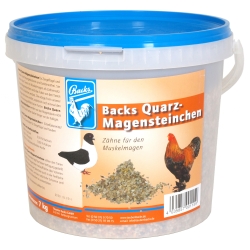 Backs - Quarz-Magensteinchen - 7kg (kwarcowe kamyczki żołądkowe dla drobiu ozdobnego i gołębi)